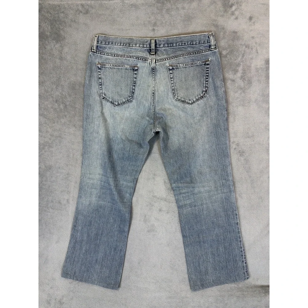 Banana Republic Jeans Mens 35x34 Blue Light Wash Bootcut‎ Regular Mid Rise